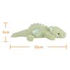 Apricot Lamb Green Lying Dragon Plush Toy, Soft and Cute, Fluffy Green Lying Dragon, 38cm, Suitable for Boys and Girls