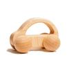 Mamimami Home Mini Car Wooden Toy Rattle Safety Nepainted Improved Clay Wood Rattle Car Educational Toy 1 2 3 4 5 6 Years Old Children Newborn Infant