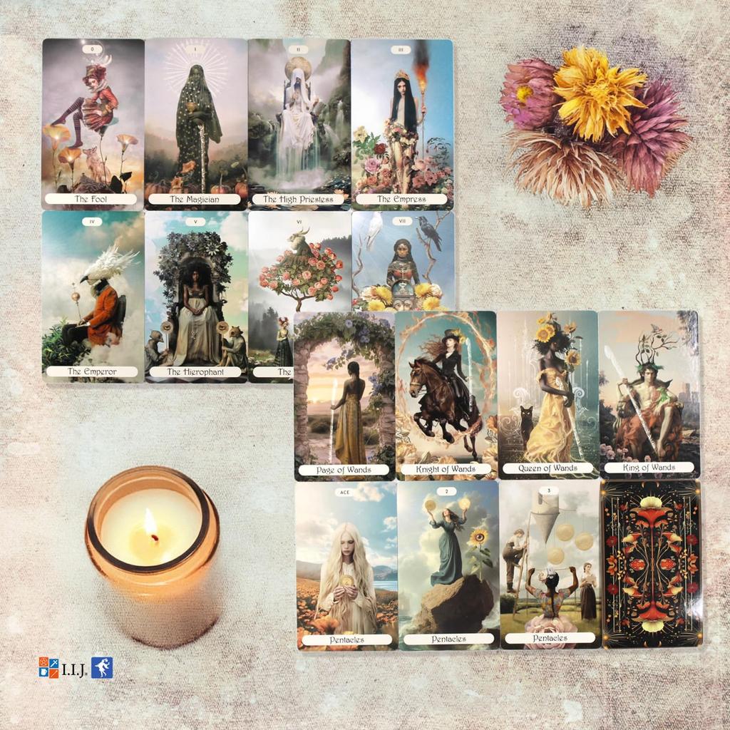 Magical Hours Waite 78 Tarot with Japanese Authentic I.I.J Tarot, Edition, Cards, Reading, Instructions,