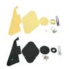 LP Style Guitar Back Plate Guitar Pickguard Scratch Plate Pickguard Anti-Scratch Electric Guitar Protective Shells Guard