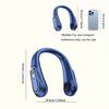 1pc Portable USB Charging and 5-speed Adjustable Neck Hanging Fan with Digital Display Screen, Suitable for Outdoor Exploration