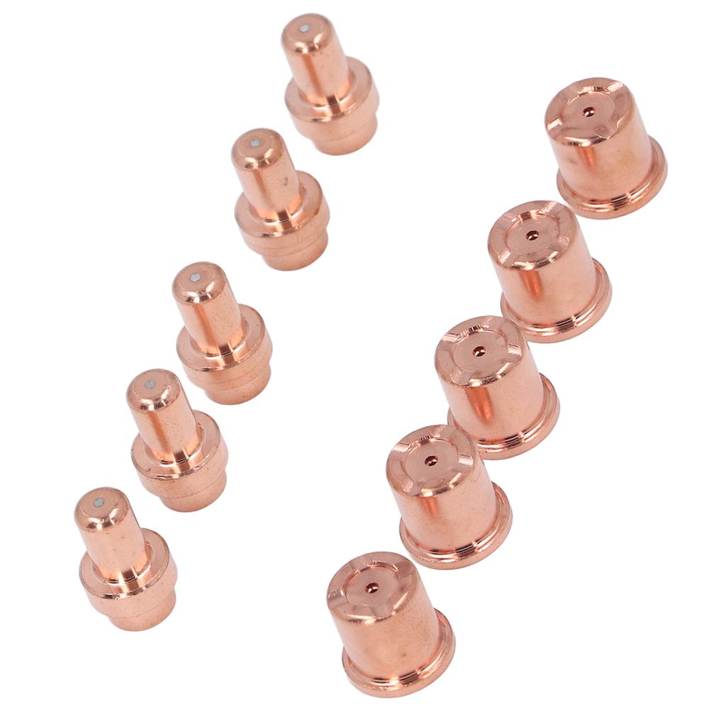 Набор из 10 шт. Электрод сопла плазменного резака Комплект Наконечники и электроды Замена для Trafimet CB50