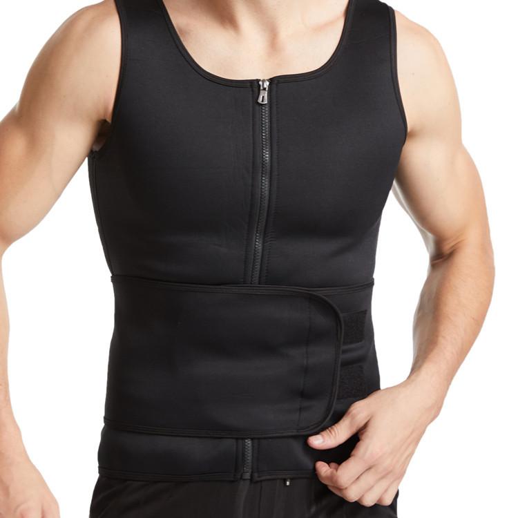 Corset Corset Girdle Sports Waist Tightening Belly Belt Men's Double Belt Undershirt Shapewear Reinforced Sweating
