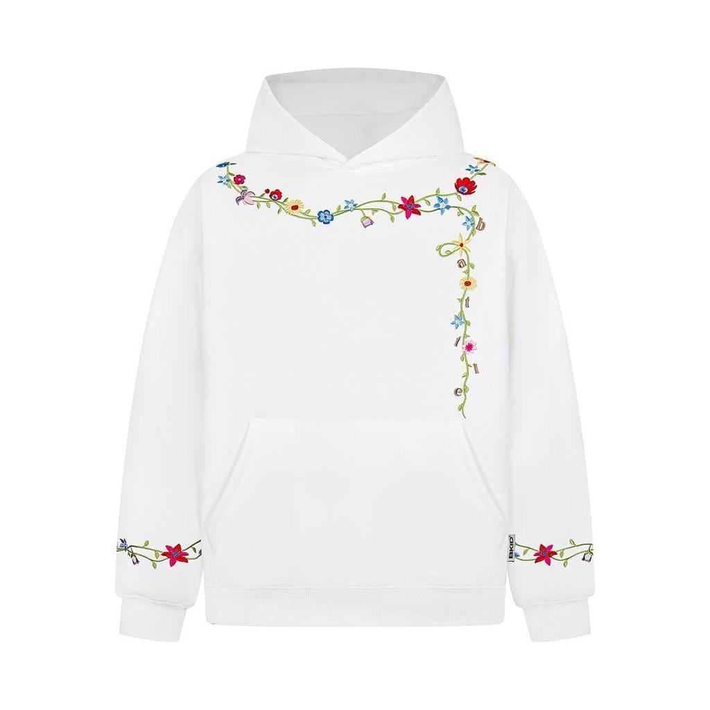 Long Sleeve Oversized Man Hoodies Vintage Floral Casual Loose Spring Autumn Women Pullover Sweatshirt Tops