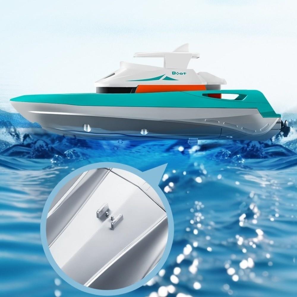 Wireless Remote Controlled Remote Control Boat With Lights RC Mini Boat RC Boat Toy Gift