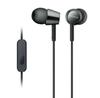 Sony MDREX155AP Earphones with Microphone for Calling Black In-Ear Headphones/Headset (MDR-EX155AP/B)