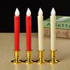 2Pcs Traditional Shape Taper Standard Candle Holders Candlestick Dinner Decor