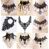 1 Pcs Vintage Choker Necklace Gothic Jewelry Pendants