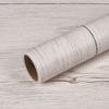 VEELIKE Wood Grain Wallpaper Sticker, 40cm X 3m, Durable DIY Wood Grain Sheet, Milk White, Peelable, Scandinavian Style, Rental Friendly, Cuttable, Oi