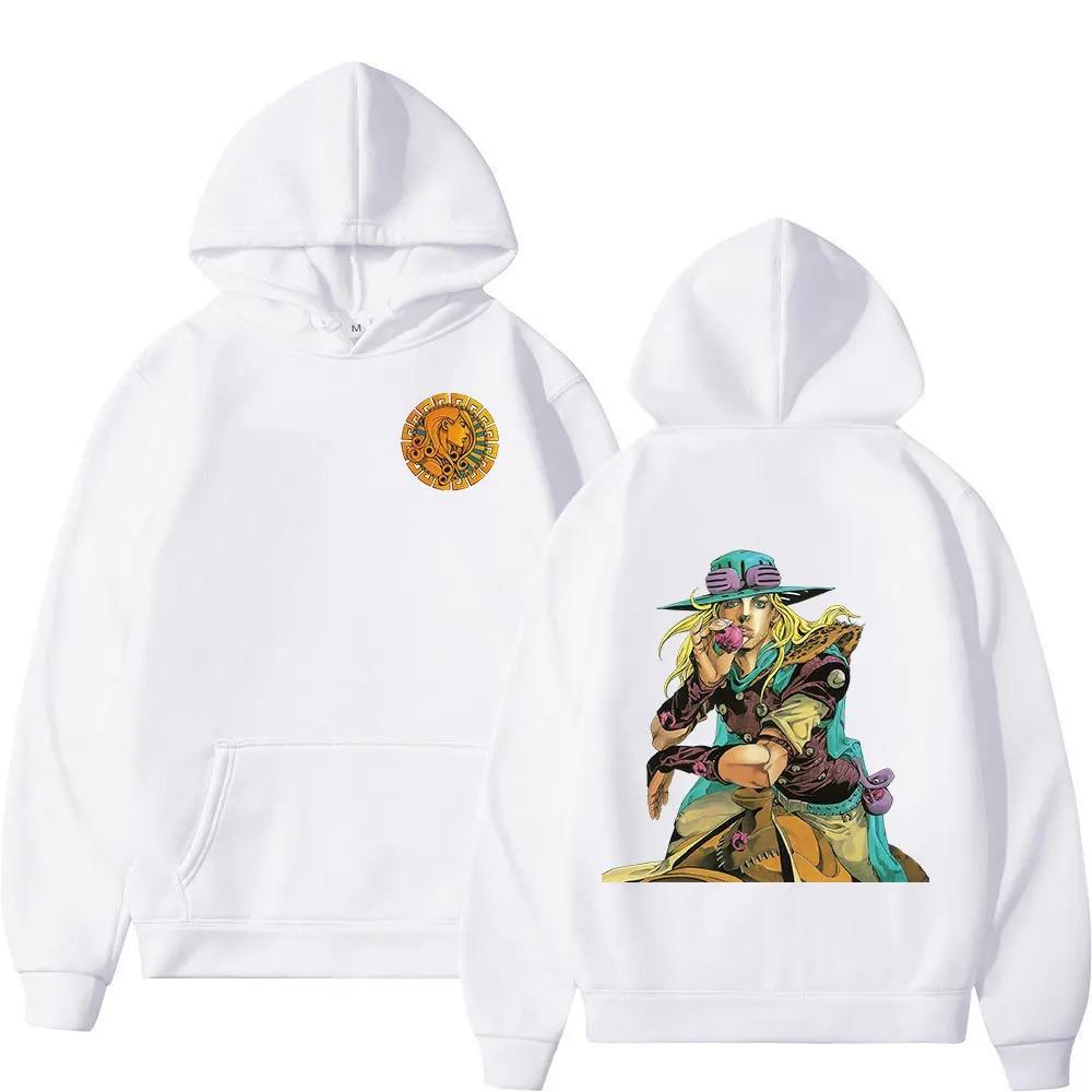 Летнее аниме 2026 года JoJo Bizarre Adventure STEEL BALL RUN Диего Брандо Худи Унисекс Одежда Модные Толстовки с Капюшоном Длинный Рукав