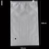 1pc Casual Scrub Storage Bag Ziplock Bags Resealable Thick Portable High Quality Big Size