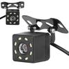 Car Rear View Camera IP68 Waterproof 8 LED Reverse Backup Parking Night Vision Cam