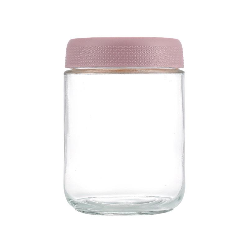 480 мл 16 унций Баночки для приготовления еды с крышками Контейнеры для еды Новая миска для йогурта для закусок, специй, сахара