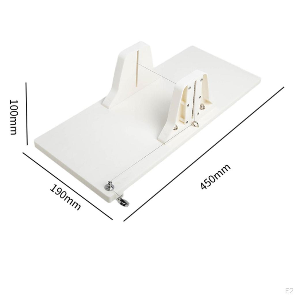 Adjustable Slab Soap Cutter Push DIY Making Professional Beginners with Size Scale,