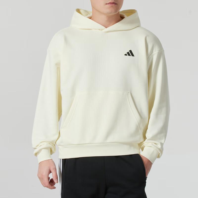 Adidas Повседневная спортивная толстовка с капюшоном Мужские толстовки бежевого цвета JN7715