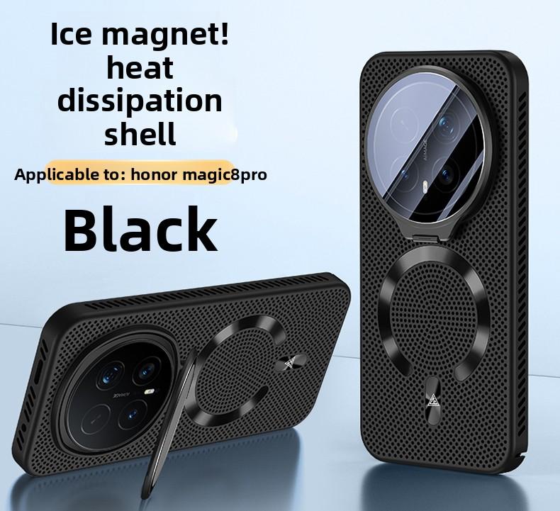 Чехол для Huawei Honor Magic 8 Pro Жесткий с теплоотводом Магнитный MagSafe Подставка для объектива Защитная задняя крышка Для Magic 8 8Pro Корпус
