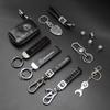 JYJWX1 3D Металл ПУ Кожа Брелок Эмблема Логотип для Mercedes-Benz W205 C180 C200 C260 C300 W108 W124 W126 W140 W168 W169 W176 Авто Аксессуары