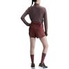 Nike Спортивные шорты Dri Fit женские темно-красные 218 HM0281-218