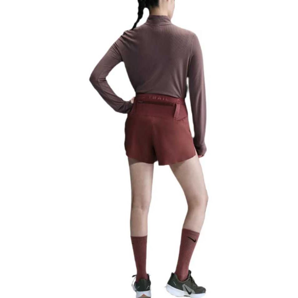 Nike Спортивные шорты Dri Fit женские темно-красные 218 HM0281-218