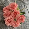 Искусственный букет роз для свадебного декора, реквизит для фотосъемки и стилизации дома