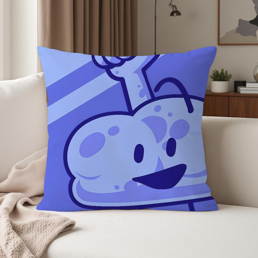 Hot Cartoon BFDI Battle For DDream Island Pillow Case Suitable For Bedrooms Living Rooms Cars Home Decoration