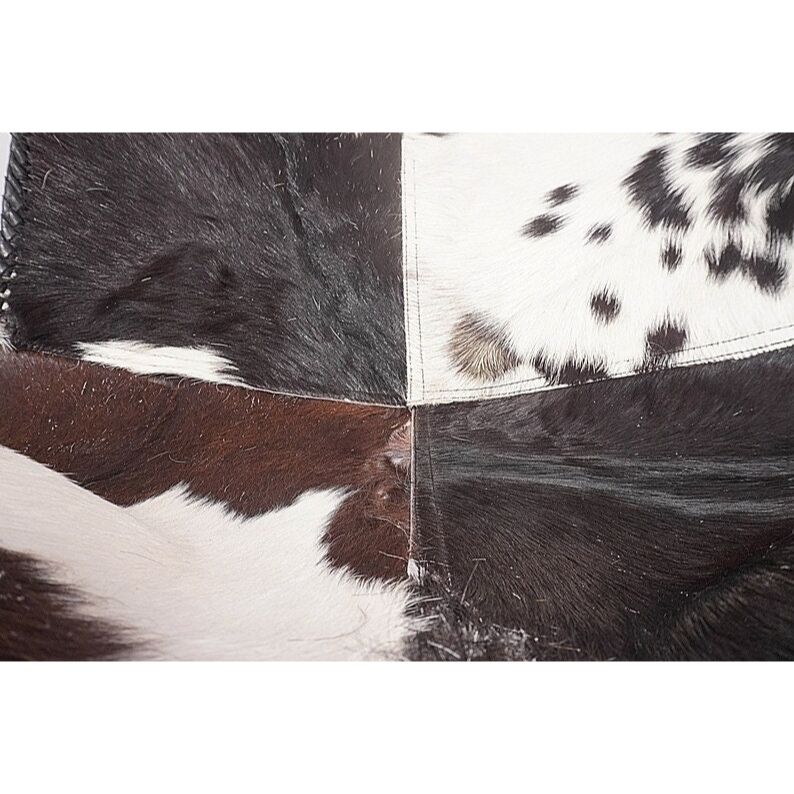 Кожаное кресло-бабочка - чехол из черно-белой коровьей кожи, складное кресло для домашнего декора, гостиной, улицы, подарок на новоселье