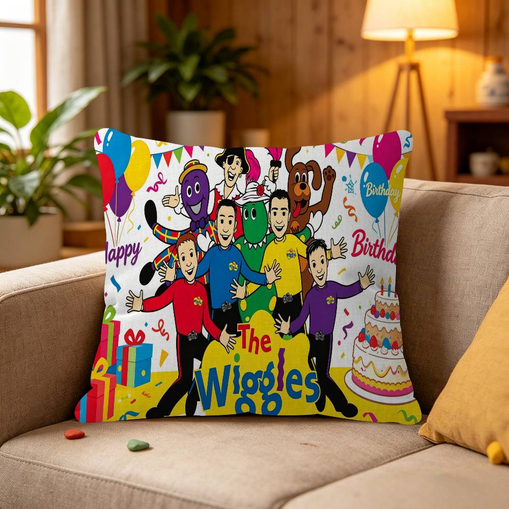 Индивидуальная наволочка на подушку с тематикой The Wiggles, чехол на диванную подушку, украшение для комнаты, детский подарок