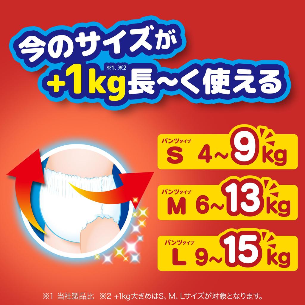 Размер больше, чем у Mommy Poko Pants Подгузники Doraemon 26 штук [Pants Big] (13~28 кг)