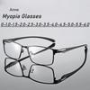 Fashion TR90 Myopia Eyeglasses Vintage Men Business Half Frame Near Sight Comfortable Eyewear Diopter 0 To -6.0