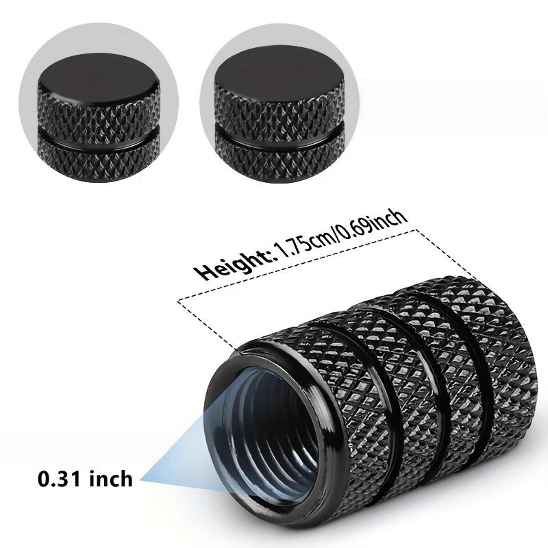 Tire Valve Cap Set, Corrosion Resistant, Universal Stem Covers For Cars Trucks Motorcycles SUVs And Bikes
