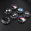 DECW8 4Pc 68mm 56mm Wheel Center Caps Emblem Badge 50th Anniversary For BMW E39 E46 E90 E60 E87 E53 F10 F20 F30 M X3 X5 X6 Accessories