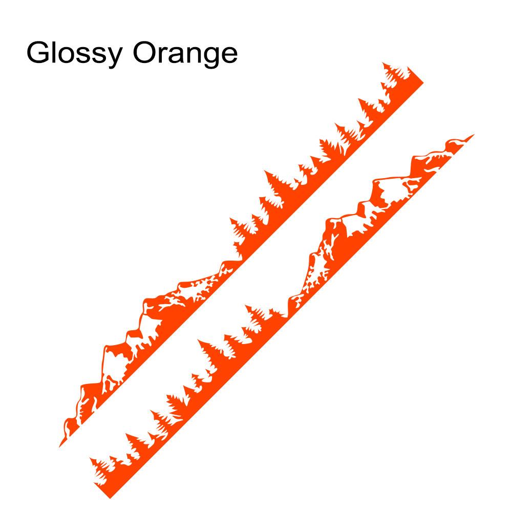 2PCS Car Side Door Stickers For Mercedes Benz Citan 109 Tuning Accessories Camper Van Mountain Graphics Vinyl Film