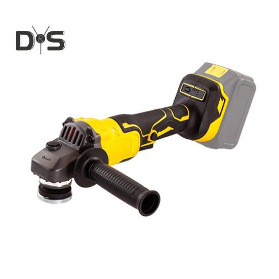 Беспроводная угловая шлифовальная машина с бесщеточным двигателем 9000 об/мин. Высокоскоростная бесшумная ручная угловая шлифовальная машина с питанием от аккумулятора