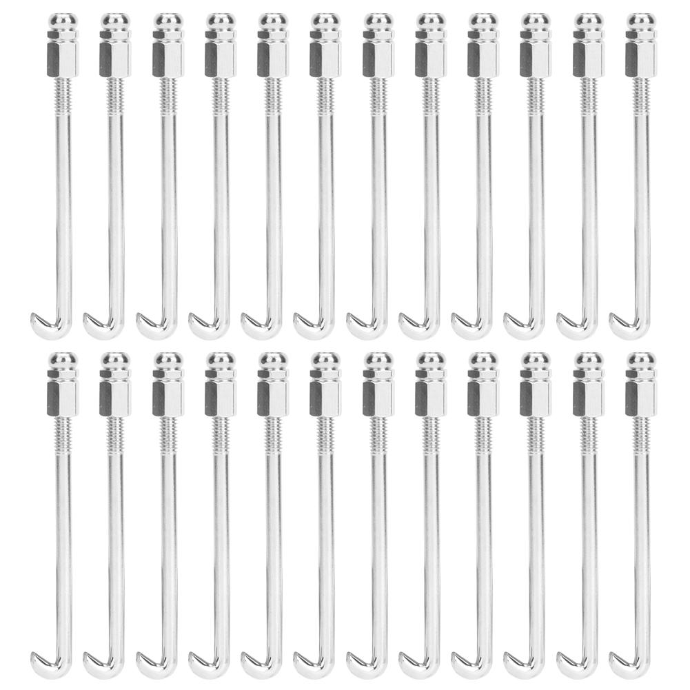 24 шт. крючки для банджо, серебристые металлические хромированные детали, аксессуары для музыкальных инструментов