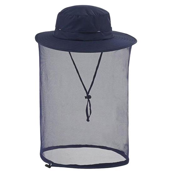 Шляпа с москитной сеткой для мужчин и женщин с широкими полями, защита от солнца, панама с вуалью, защита от насекомых для рыбалки, пешего туризма