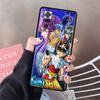 Роскошный черный чехол для телефона Xiaomi Redmi Note 11 10 9 8 7 Pro 9S 9A 9C 10S 8T K40 10C 10S Funda Cover Sainte Seiya Япония Аниме