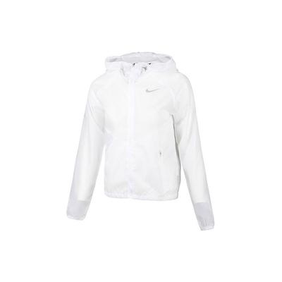 Zip-Up Hooded Running Jacket Women Outerwear White CZ2834-100