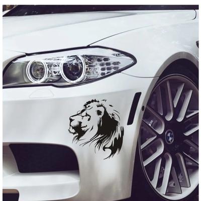 Индивидуальные автомобильные наклейки и декали 3D Крутой Лев Авто Виниловая наклейка Светоотражающая наклейка на окно Аксессуары для стайлинга.