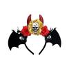 Gothic Halloween Skull Headband Simulation Flowers Day of The Dead Hairband  Festive Decorations