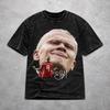 Retro Men Women Haaland Norway Football Tee Shirt Oversize Washed  T Shirts Tops