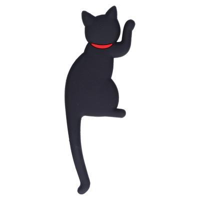 Магниты на холодильник в форме кошки, наклейки, милый магнит на холодильник, крючок для кухни, спальни, кабинета
