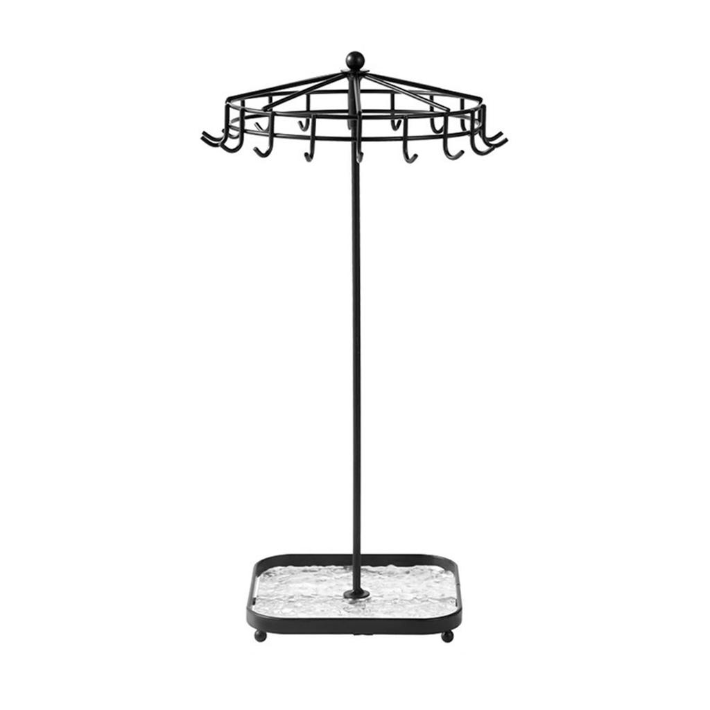 Съемная вращающаяся подставка для ожерелий, держатель для ювелирных изделий, подставка для хранения ожерелий, идеально подходит для домашнего и делового использования