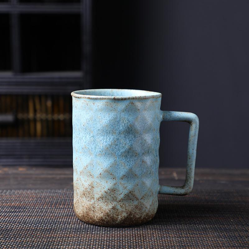 Special-Shaped Creative Ceramic Cup Supply Household Cup Kiln Change Water Cup High Value Coffee Cup