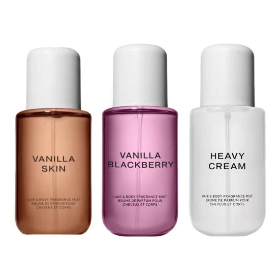 100 мл Спрей с ароматом ванили и черной смородины Долгостойкий Натуральный Сливочный Фруктовый Аромат Успокаивающий Аромат Шея Запястье Волосы Тело Жидкий Мист Парфюм