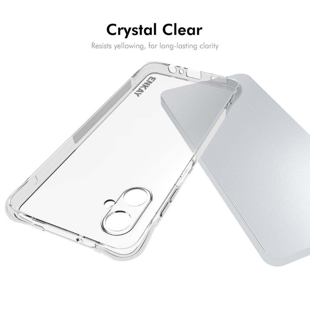 For Samsung Galaxy A06 5G Clear Phone Case ENKAY HAT PRINCE Shockproof Anti-slip TPU Cover