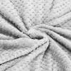 Покрывало - SPRINGOS® - Мягкий теплый плед - 200x220 см - 100% полиэстер - Светло-серый