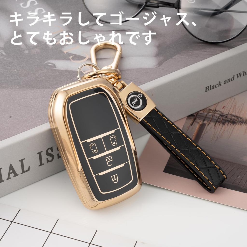 [Unhoke] Чехол для ключа Sienta серии 10, новый чехол для ключа Voxy серии Noah 90, чехол для смарт-ключа Sienta NOAHVOXY, брелок из роскошного легкого материала Scratch-p