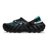 Echo Reflective Laces Clog Sandals Unisex 'Black Teal'