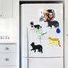 Creative Kitten Magnet Hook: Walking Cat Refrigerator Decor