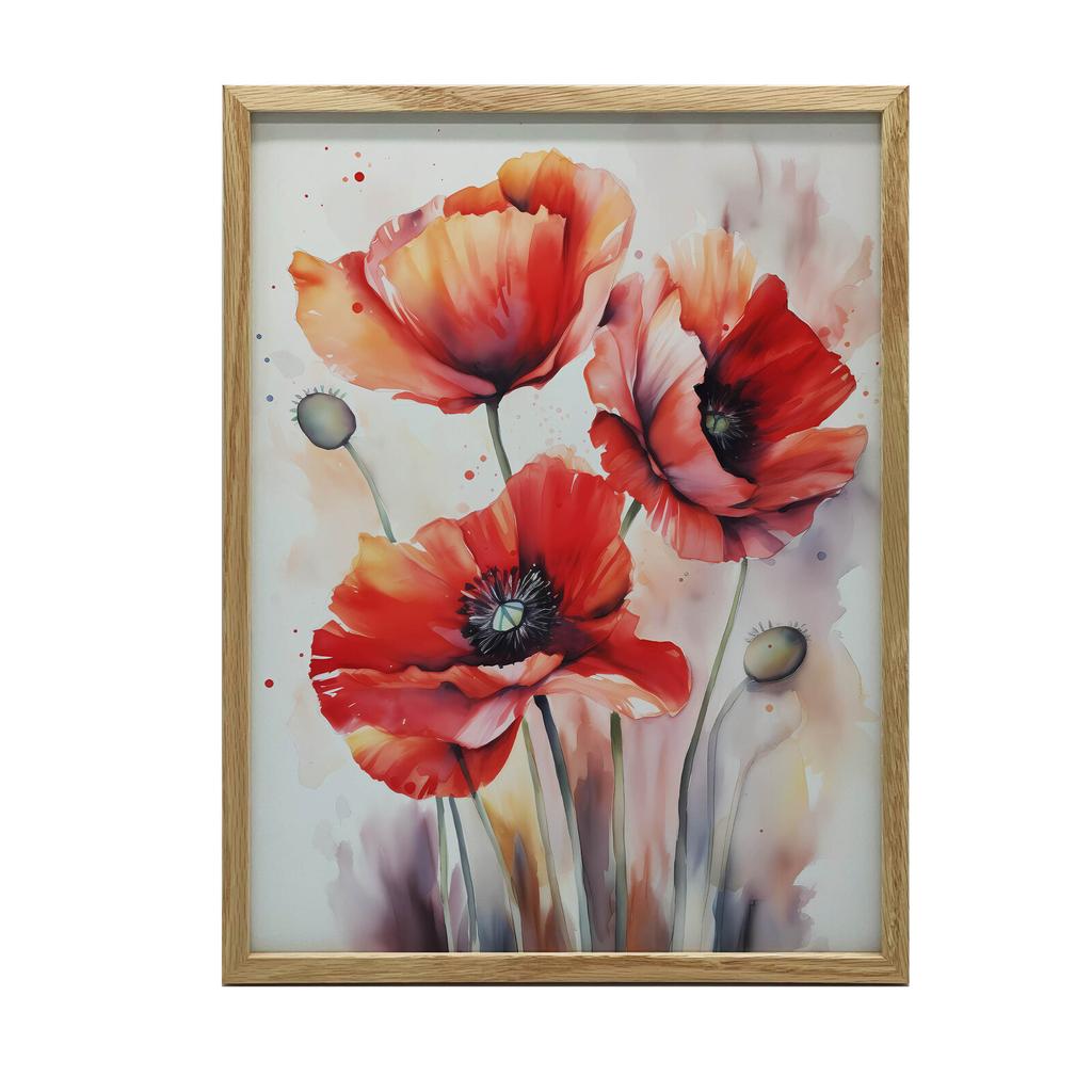 Spring Poppy Dream Spring Poppy Dream, 50X70 Cm, Frameless, Matte Paper 230 Gsm